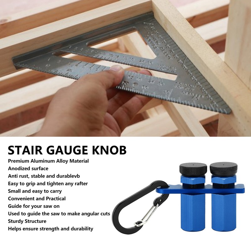 Stair Gauge Knob Metal Stair Stringer Layout Tool Tall Stair