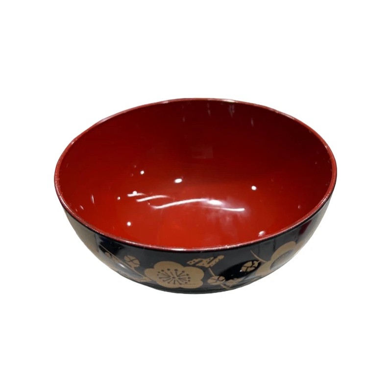 KOTOBUKI Japanese 4.50" Lacquered Plastic Rice Soup Bowls – Ume