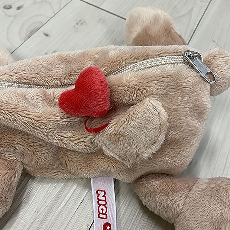 NICI Love Bear Figure Pouch