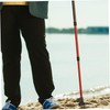 Kisangel Ergonomic Hiking Stick Boot Tips Anti-Slip Pole Protectors Lightweight