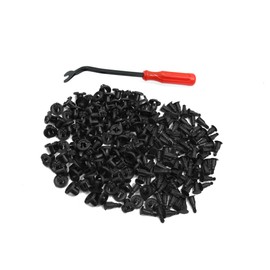 Motoforti 100pcs Plastic Rivets 10mm Car Bumper Clips Trim Panel Fasteners Long-lasting