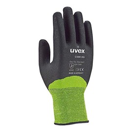 Uvex 60600 C500 XG 6060010 Cut Protection Gloves Size (Gloves): 10 EN 388, 1 Pair, Lime, Anthracite