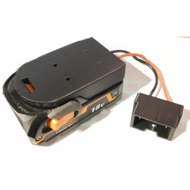 Ridgid 18V MAX Li-ion Battery Convert DIY Connection Output Adapter Power Wheels