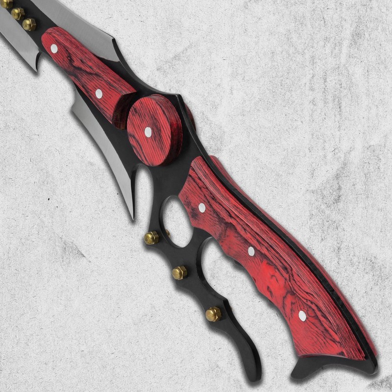 Kraken Steampunk Fantasy Full-Tang Sword - 20.5” Length | Curved