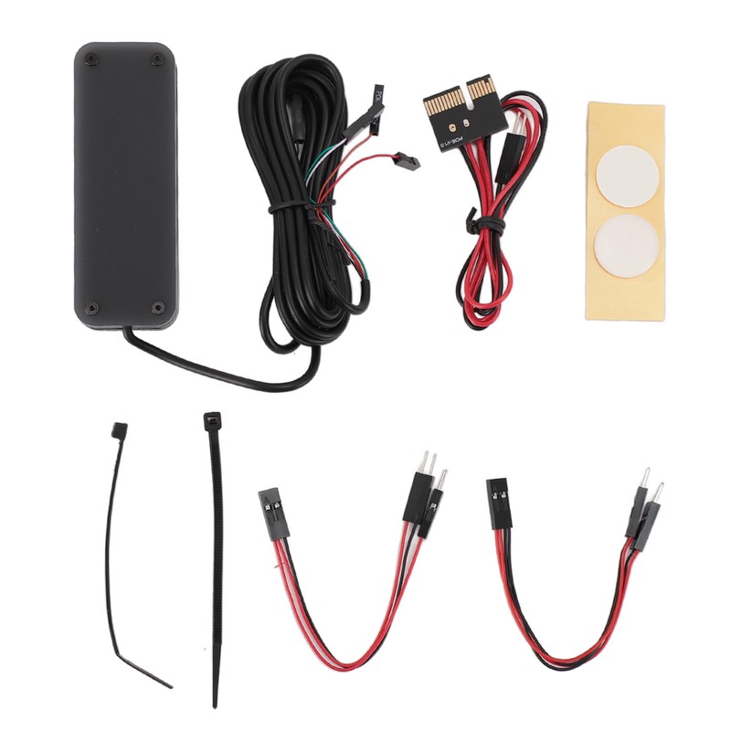 Touch Sliding Desktop Computer Power Switch RGB Lighting External PC
