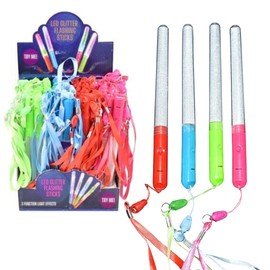 LND Gifts Neon Glow Sticks Party Pack of 12 Flashing Light Wands- Light Up Toys for Disco Parties and Sensory Lights, Perfect Hen Party Bag Fillers and Party Bag Fillers for Kids