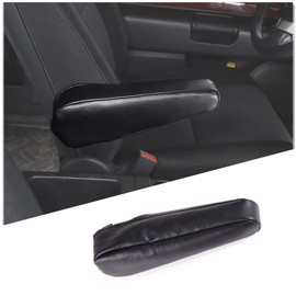 Fgtagtal Fit for Toyota FJ Cruiser 2007-2021 Seat Armrest Cover, Left Seat Side Armrest Cover, Leather Seat Side Armrest Cover Protection Accessories, 1PCS (Leather)