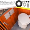 Upgraded 42049 RV Toilet Water Valve Kit Replacement Fit for