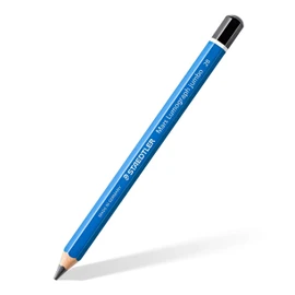 STAEDTLER 100J-2B Jumbo Mars Lumograph Jumbo Pencils, Hexagonal Shape, High Break Resistance, High Quality, Made in Germany, Hardness 2B, 6 Pens in Cardboard Folding Box