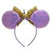 ECOSCO 2 Pcs Mouse Ears Headbands Glitter Sparkly Princess Ears