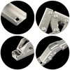 4 PCS 90-Degree Foldable Hinges for Cabinets