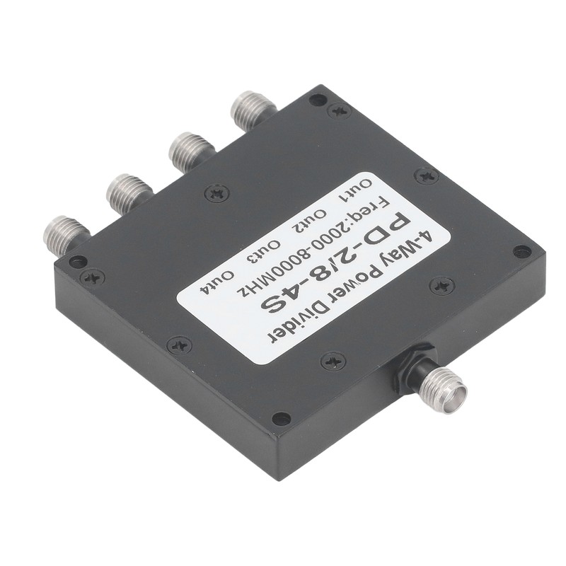 SMA Microstrip Power Splitter Combiner 2‑8GHz Stainless Steel 4 Way
