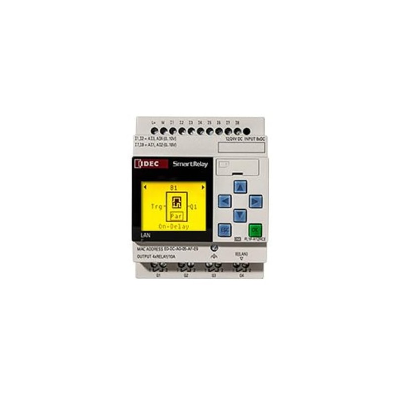 IDEC FL1F-Type Smart Relay, AC/DC 24V, Relay Output with LCD