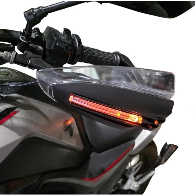 Protector Manos Cubre Puño Moto Universal, Handguard Luz Diurna Direccional