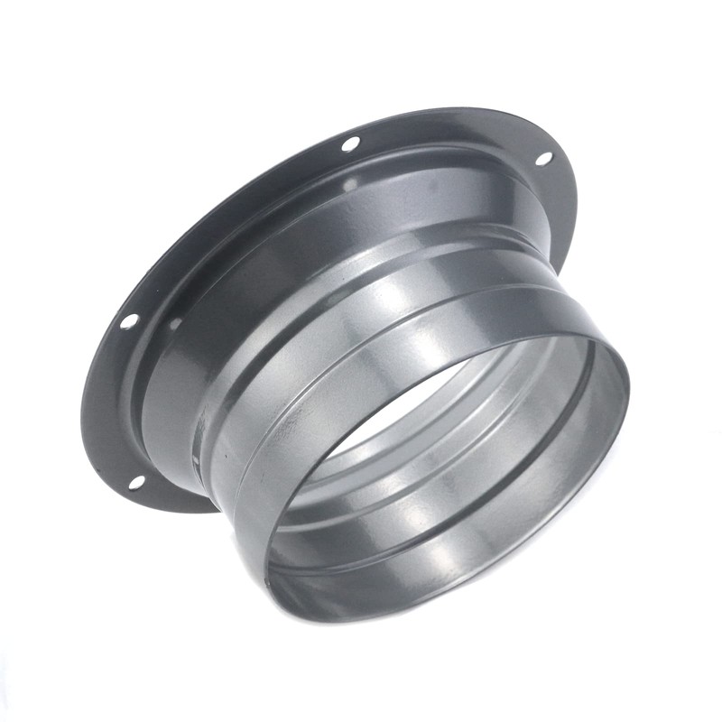 Crapyt Duct Connector Flange Metal Fan Duct Ventilation 1 PCS