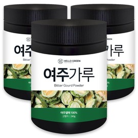 Hello Green Domestic Hat Yeoju Powder 240g / 헬로우그린 국산 햇 여주 분말 240gX3(통) 총720g