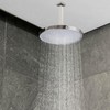 Voolan Shower Arm with Flange, Ceiling Mounted Fixed Shower Pipe,