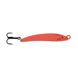 Williams Whitefish Small Fishing Lure - C70 Fluorescent Orange/Silver Back - ORAN - 4 1/4" Long, 3/4 oz.