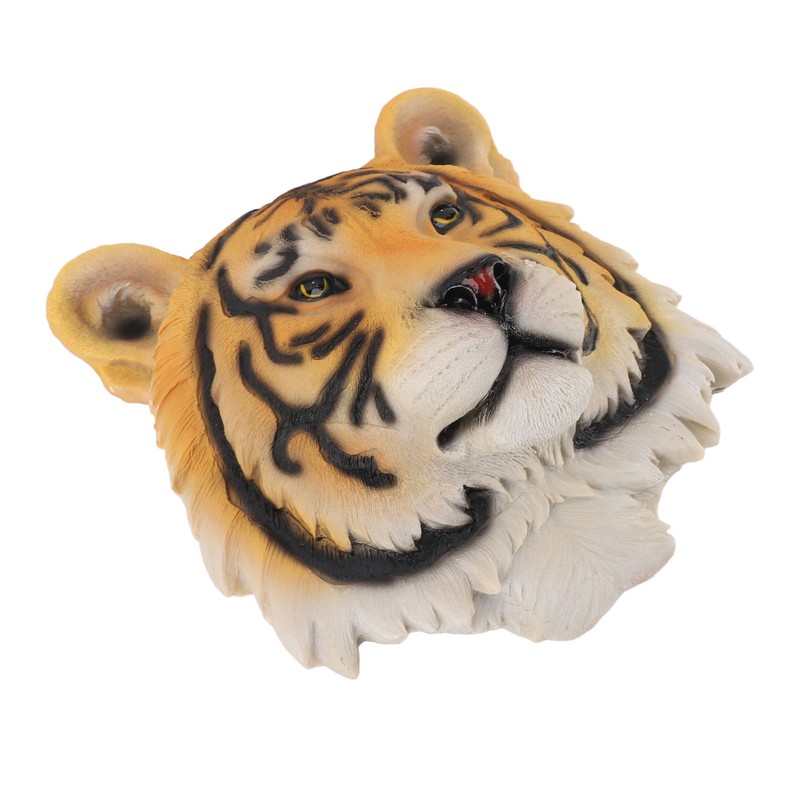 3D Simulation Animal Head Statues Wall Decor Resin Unique Exquisite