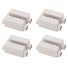 4pcs ZK 1116 Wire Connector 1000V 100A Brass Conductor 2 Way Inline Wire Connector for Ammeter Wiring