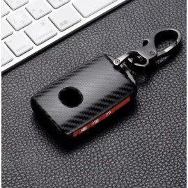 Unbranded Carbon Fiber 4 Buttons Car Key Fob Case Cover For New Mazda 3 6 CX-9 CX-5 CX-30