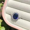 Dtup Anillo Lady Di Princesa Katte Con Estuche Reina Corona