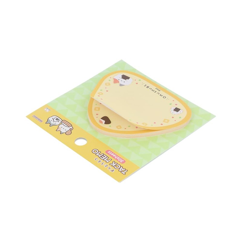 Sunstar Stationery S2846659 Zundokatsu Sticky Notes, Die Cut, Rice Ball