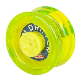 Duncan Toys Spin Drifter Yo-Yo, Side-Spinning Yo-Yo, Beginner to Advanced, Yellow/Green, 1 Yo-Yo