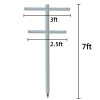 2PC 7ft Stem-Shaped Indoor/Outdoor Flower Stand Plant Display Rack Multi-Layered