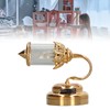 1:12 Scale Dollhouse Lamp Golden Metal Transparent Lampshade Miniature Dollhouse