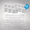 12-Pack Replacement Charcoal Water Filters for Braun Coffee Makers -