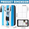 Soccer Card Binder for Cards Collection, 4-Pocket Card Sleeves Binder