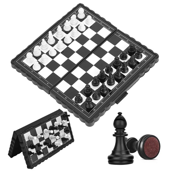 ZOYDP Travel Chess Set Magnetic Mini, Portable Handheld Magnetic Chess