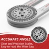 Miter Saw Protractor, Professional Miter Angle Finder for Woodworking Replaces
