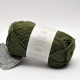 Sandnes Garn - Peer Gynt - 50 g - 91 m - Dark Green Mottled 9572, SG1101-9572