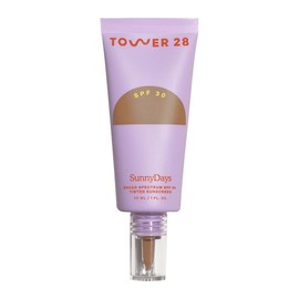 Tower 28 SunnyDays SPF 30 Tinted Sunscreen + Foundation - For Sensitive Skin - Mineral Sunscreen, Broad Spectrum UVA/UVB Sun Protection:_35 Point Dume