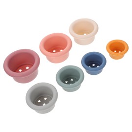 BESPORTBLE 7Pcs Stacking Cups Educational Bath for Sensory Play Grasping Skills Development and Fun Bathing Experience for Boy Girl