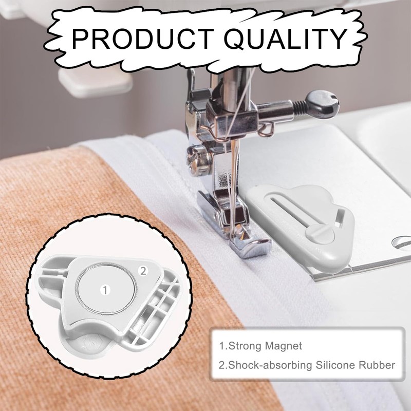 3pc Magnetic Seam Guide & Seam Ripper - Multipurpose Polygonal