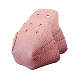 CeFoney Toe Cap Guard Protectors 1 Pair Toe Cap Guards Protectors PU Leather Roller Skate Cap Protectors with 4 Holes for Roller Skate Toe Protectors for Your Roller Skates