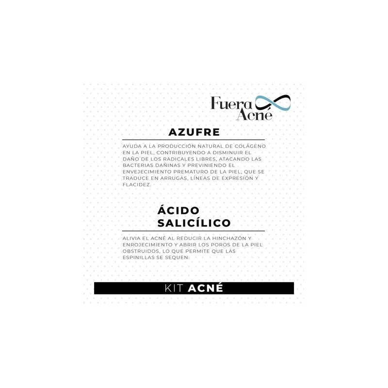 Facial Time Kit Loción Antiacné 120ml Jabón Azufre 100g Control