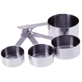 Prepworks by Progressive Stainless Steel Measuring Cups with Pour Spout - Set of 4