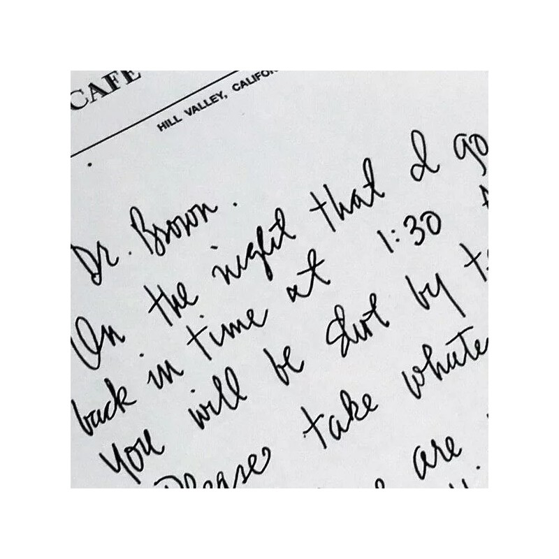 Back to the Future _ Letter to Doc (REPLICA)