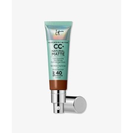 IT Cosmetics ~ CC+ Natural Oil-Free Matte Full Coverage Cream - Deep