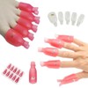 [Out_62] Soak-off Gel Nail Art Set, 10p for hands, 5p for feet - Soak-off Feet 5p-Translucent PK/FREE / [아우트_62]쏙오프 젤네일아트 세트 손전용10p 발전용5p - 쏙오프발5p-반투명PK／FREE