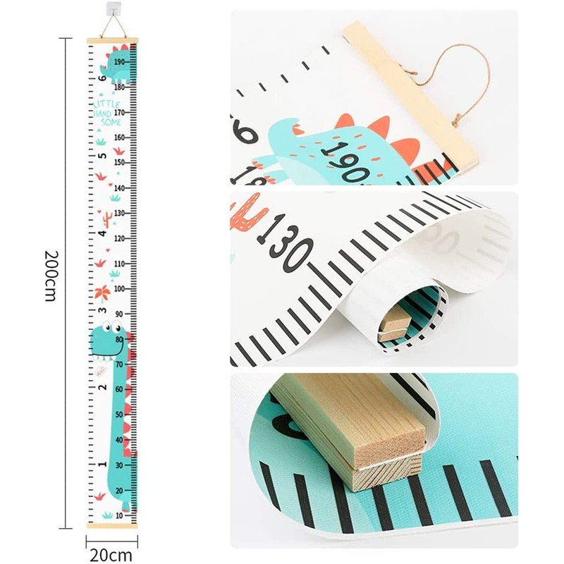 Viynran Child Growth Chart, Baby Growth Chart Kids Height Wall