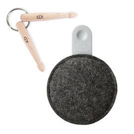 Tandem Drums DR-F120-GRY Drops 120 g Drum Mute Pad + Keepdrum Keyring