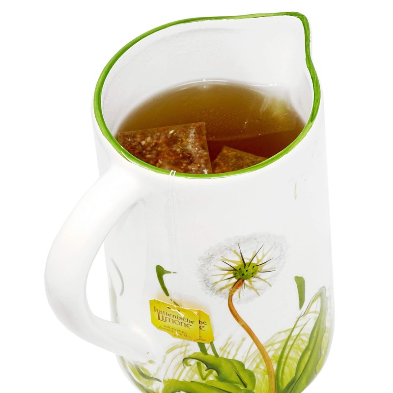 Lashuma Milk Jug in Dandelion Design, Ceramic Jug Capacity: 1.5