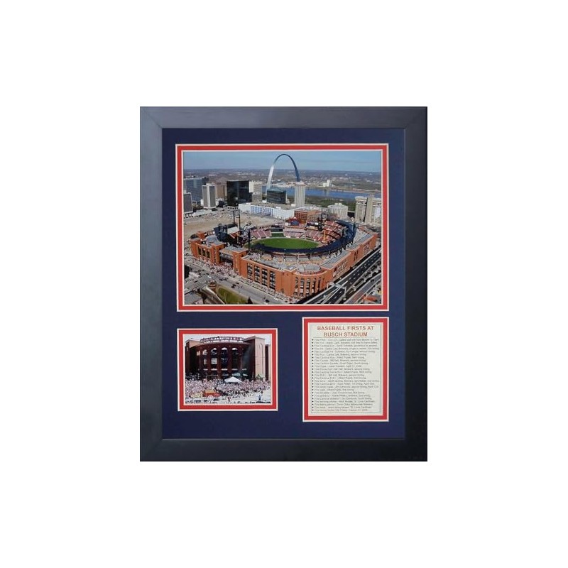 Legends Never Die Busch Stadium New Framed Photo Collage, 11x14-Inch