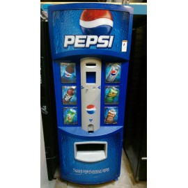 Dixie Narco (3) DIXIE NARCO 501E SODA VENDING MACHINE "DT MT DEW" 20oz VEND LABEL