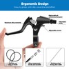 Hmseng V-Type Bike Brake Set, Complete Universal Bike Front and